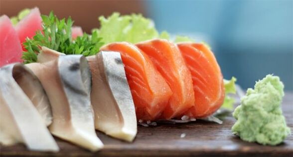 In Japanese diet you can eat fish but without salt