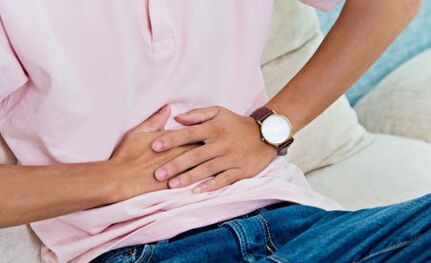 Abdominal pain of gastritis