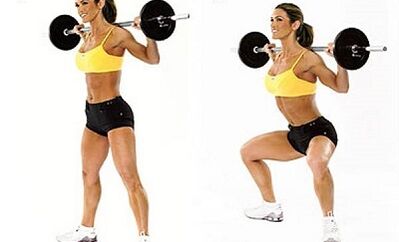 Barbell squats can help you lose weight