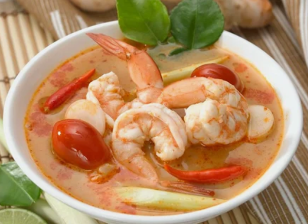 Soup Tom Yam with prawns